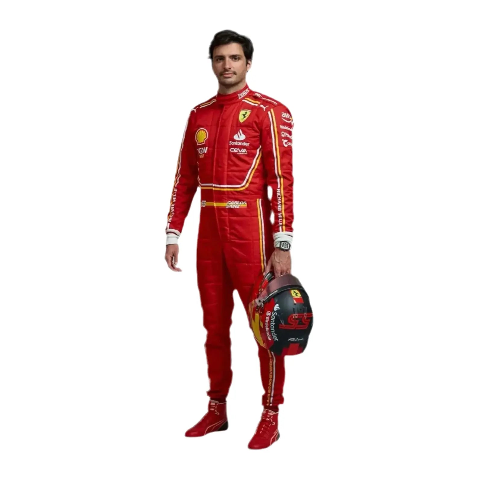 2024 Scuderia Ferrari Replica Race Suit | Official Team Merchandise - Speedxcrafts
