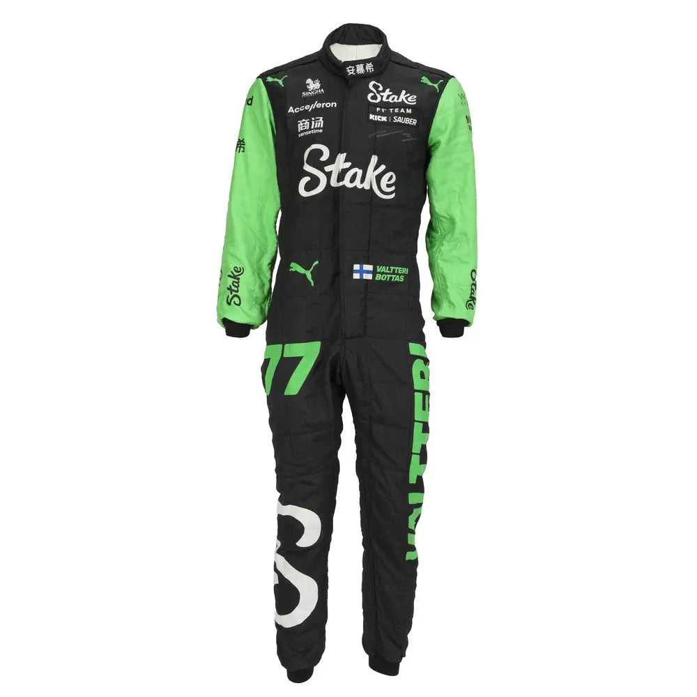 2024 Valtteri Bottas Replica Race Suit | Sauber F1 Team Stake - Speedxcrafts