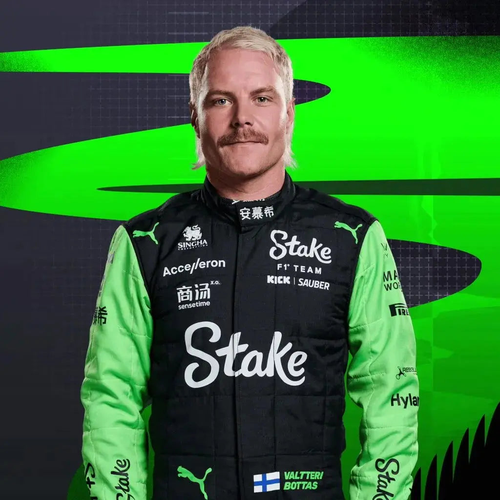 2024 Valtteri Bottas Replica Race Suit | Sauber F1 Team Stake - Speedxcrafts