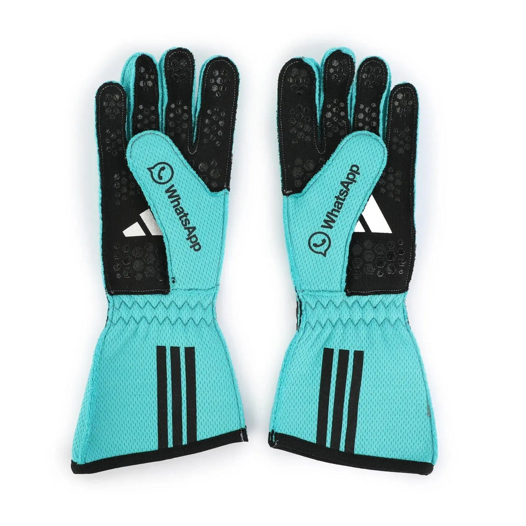 2025 George Russell Mercedes AMG Petronas Replica Gloves Speedxkarting