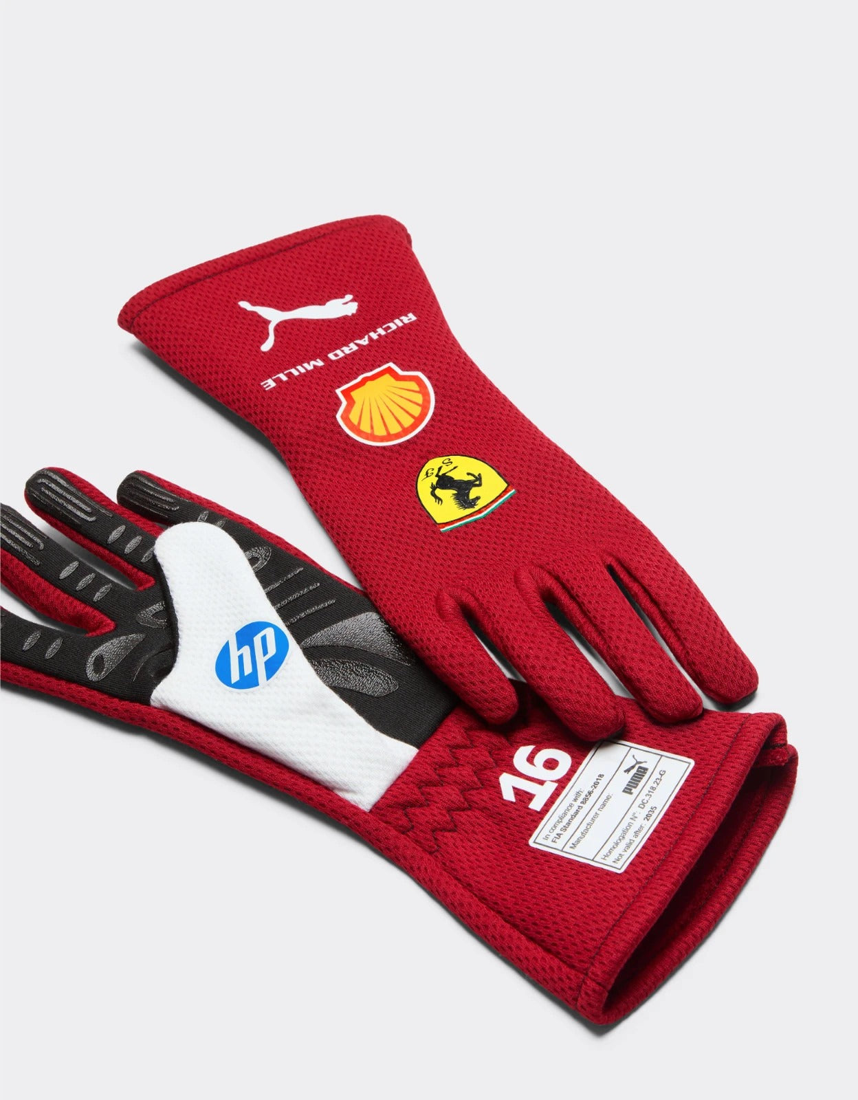 2025 Charles Leclerc Scuderia Ferrari Replica F1 Race Gloves