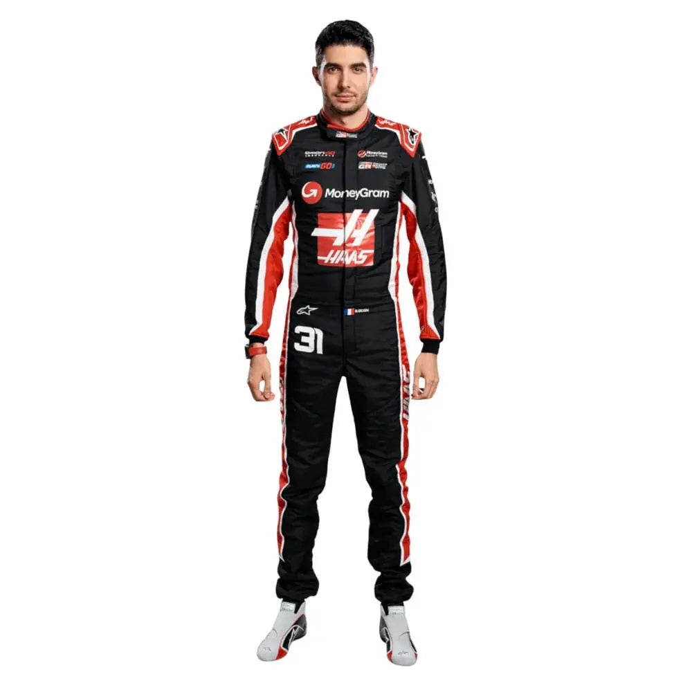 2025 Esteban Ocon Haas F1 Team Racing Suit