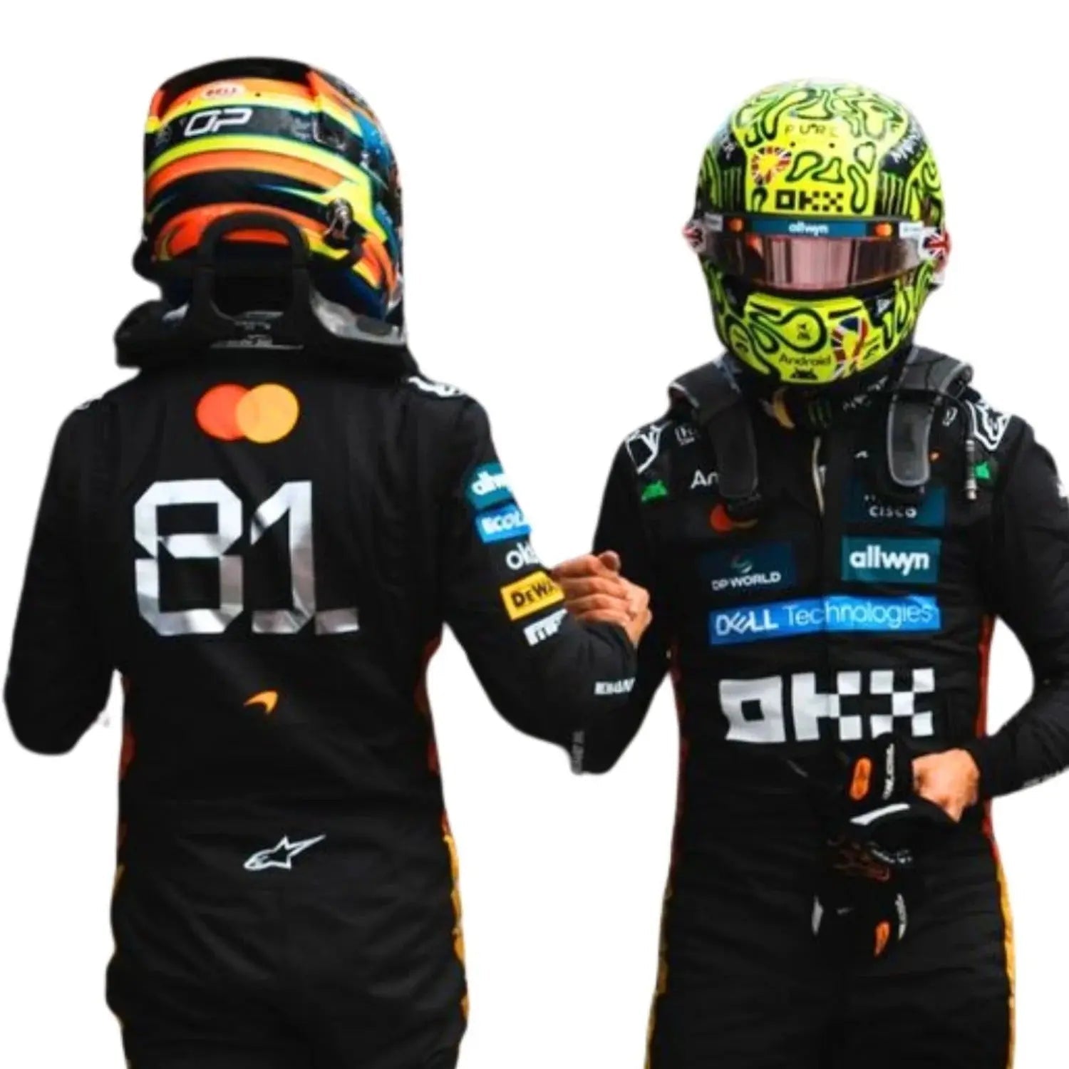 2025 F1 Racing Costume Worn by Lando Norris & Oscar Piastri - Silverstone British GP Speedxkarting