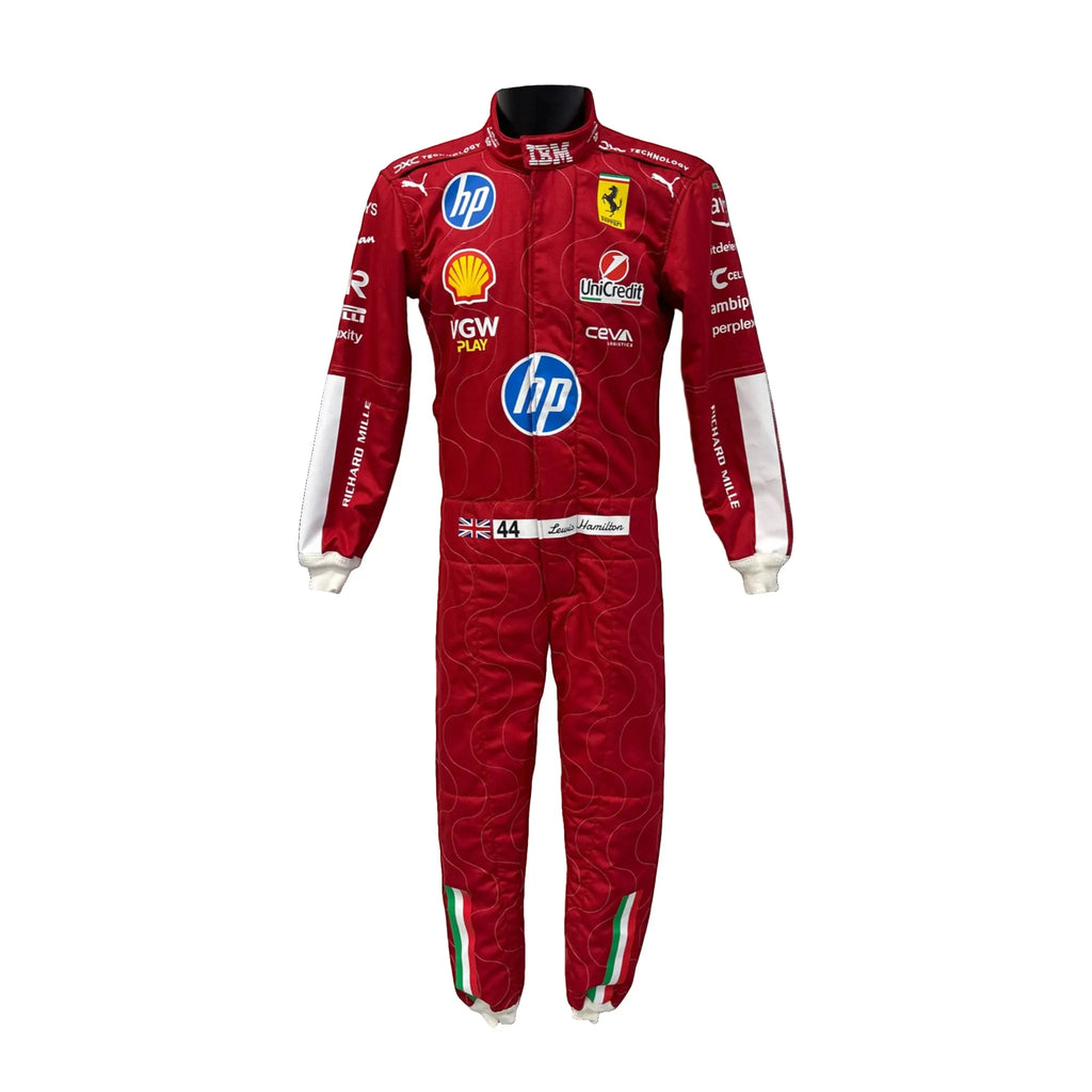 2025 Lewis Hamilton Scuderia Ferrari HP Monza GP F1 Race Suit