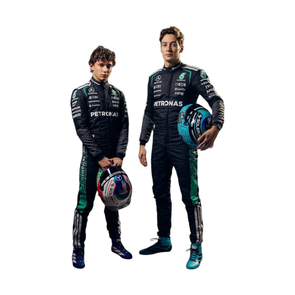 2026 Andrea Kimi Antonelli & George Russell Mercedes Replica Suit Speedxkarting
