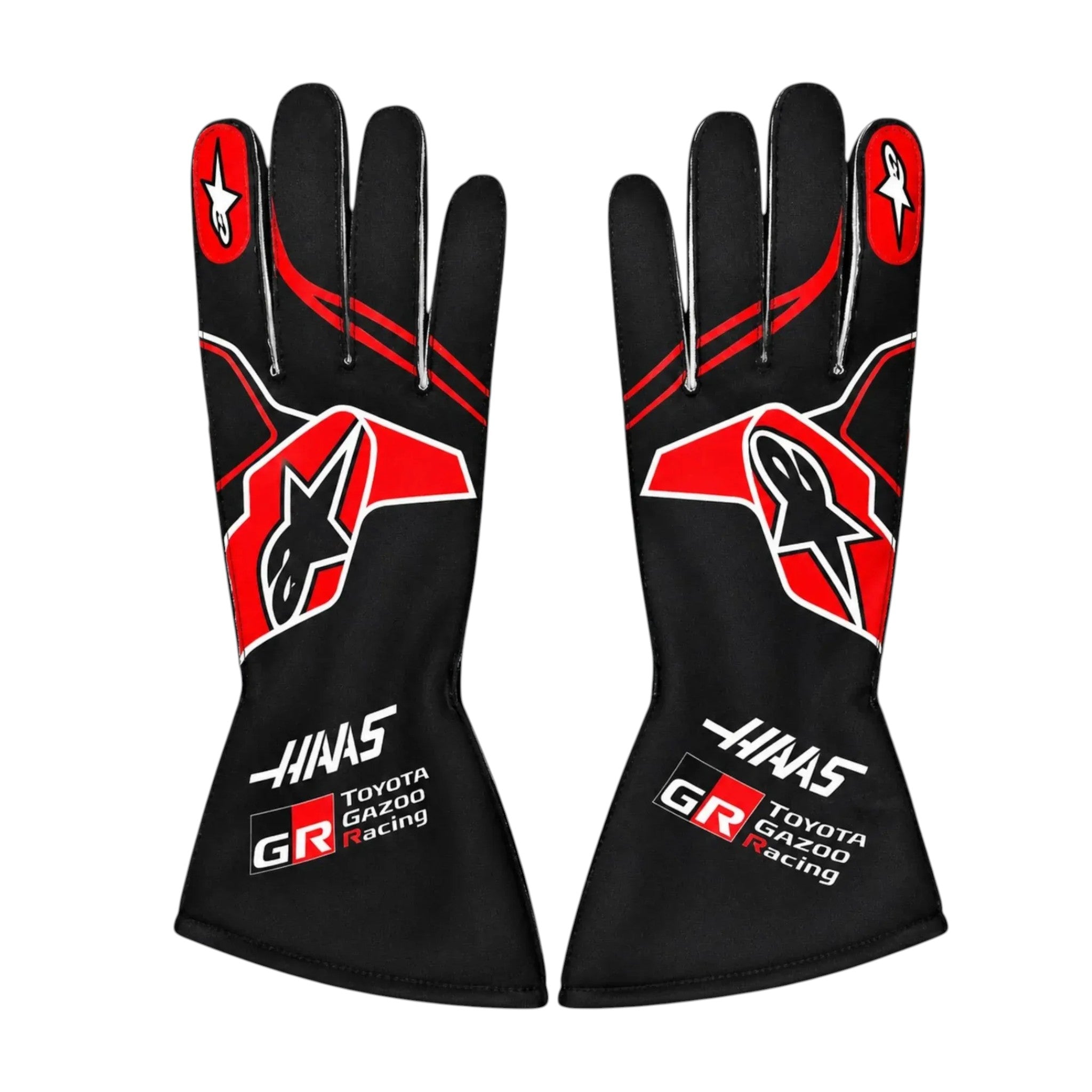 2026 Haas F1 Team Racing Replica Gloves