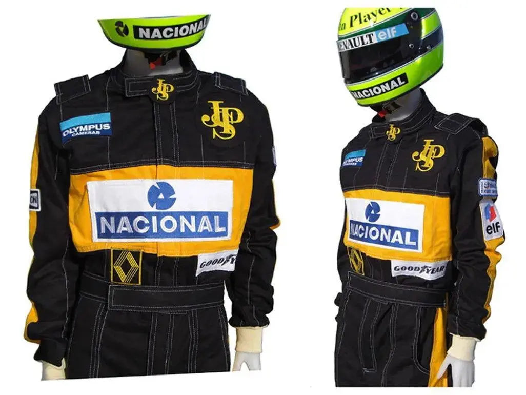Ayrton Senna 1985 F1 Racing Suit Replica / Team Lotus