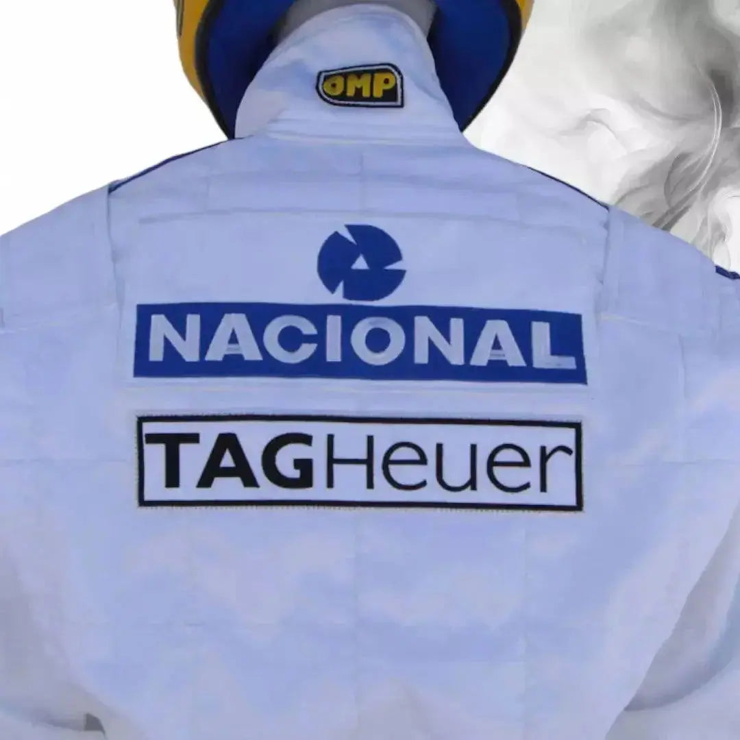 Ayrton Senna 1993 PARIS BERCY Replica Racing Suit - Speedxcrafts