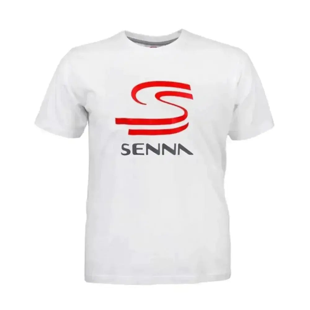 Ayrton Senna T-Shirt Senna Kids White - Speedxcrafts