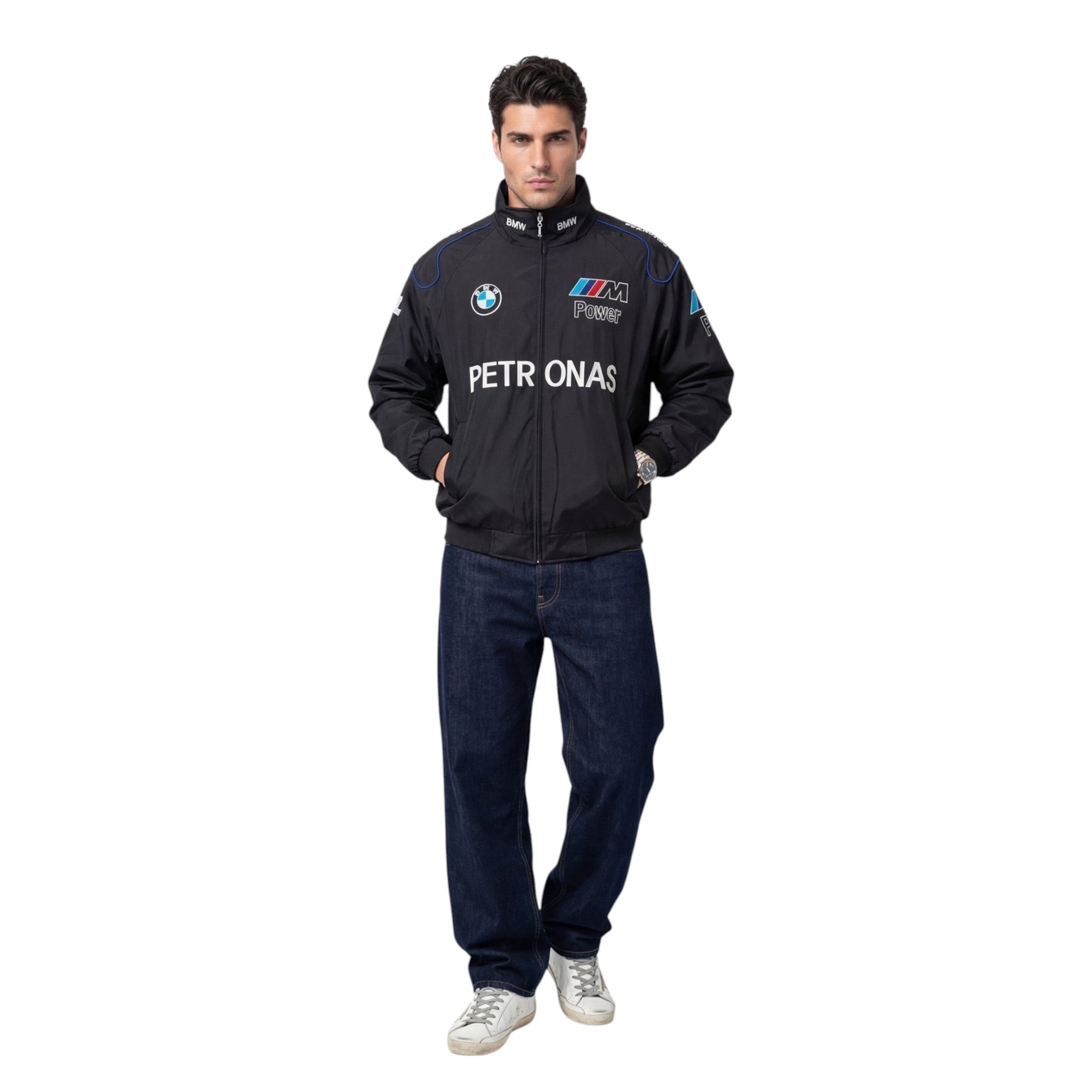 BMW F1 Vintage Racing Jacket - Black Edition