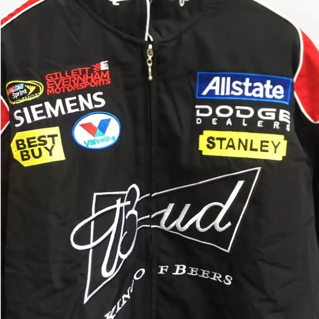 Budweiser F1 Official Embroidered Racing Jacket