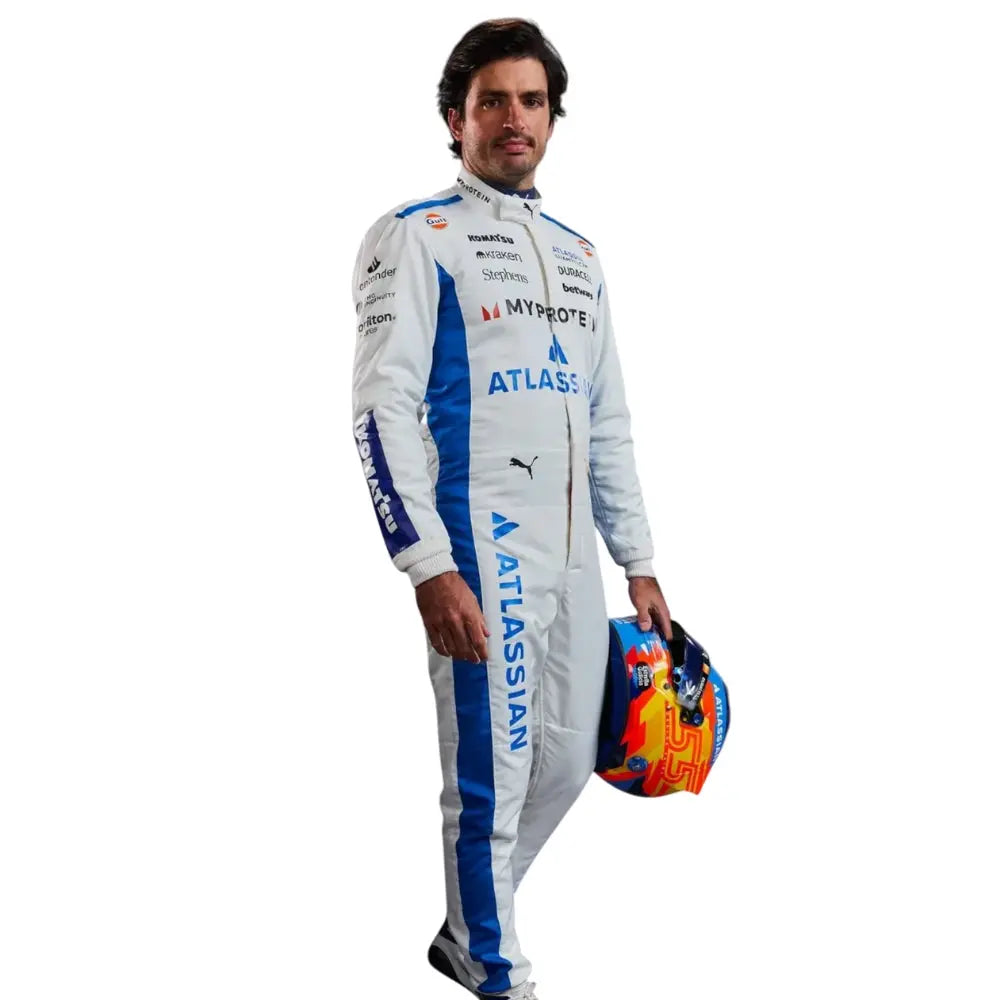 Carlos Sainz Williams F1 Team Racing Costume 2025