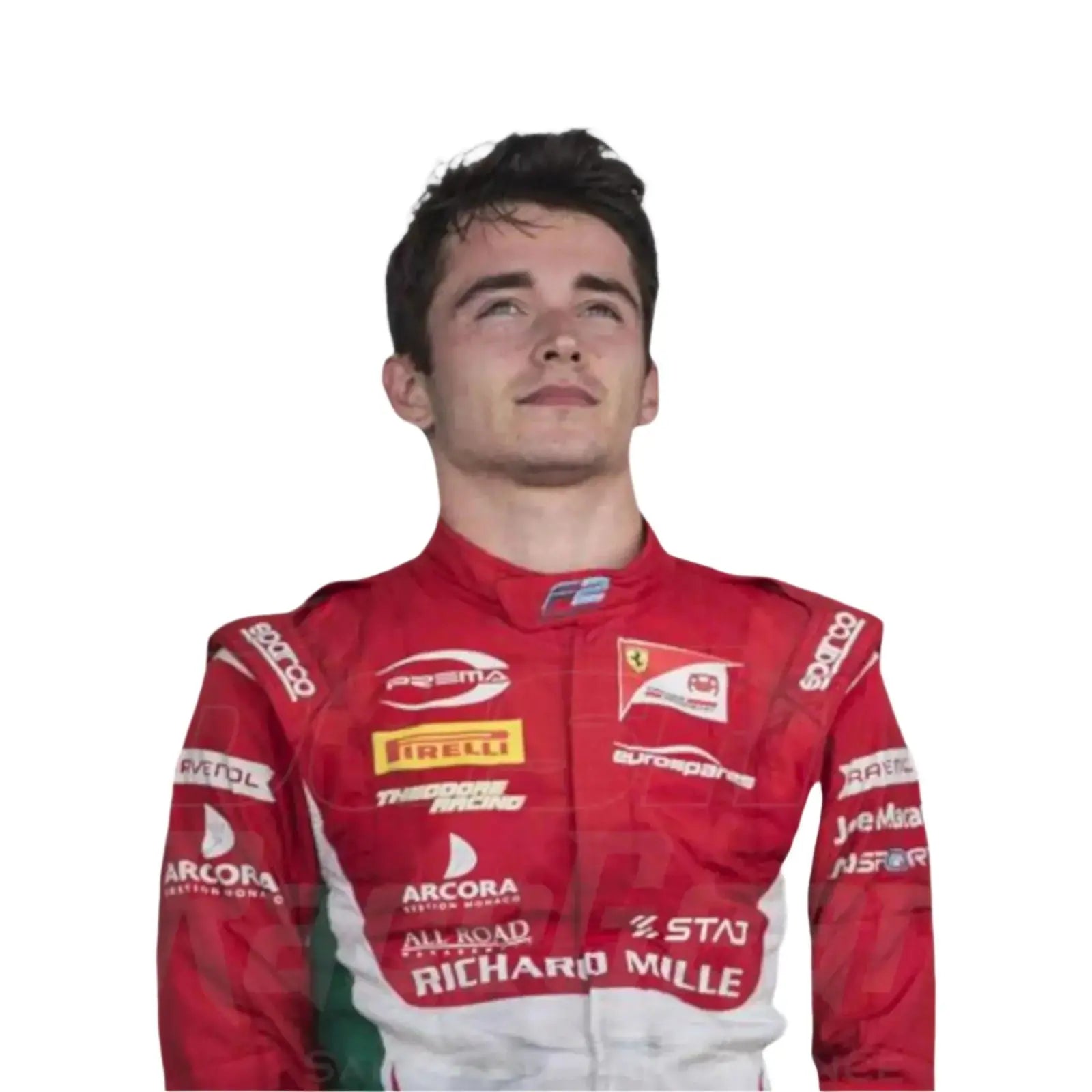 Charles Leclerc 2017 Formula 2 Race Suit Prema Powerteam