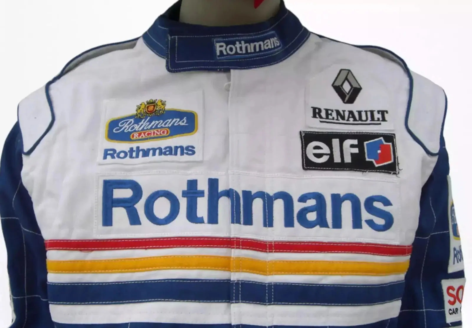 Damon Hill 1997  Williams F1 Embroidered Racing Suit - Speedxcrafts