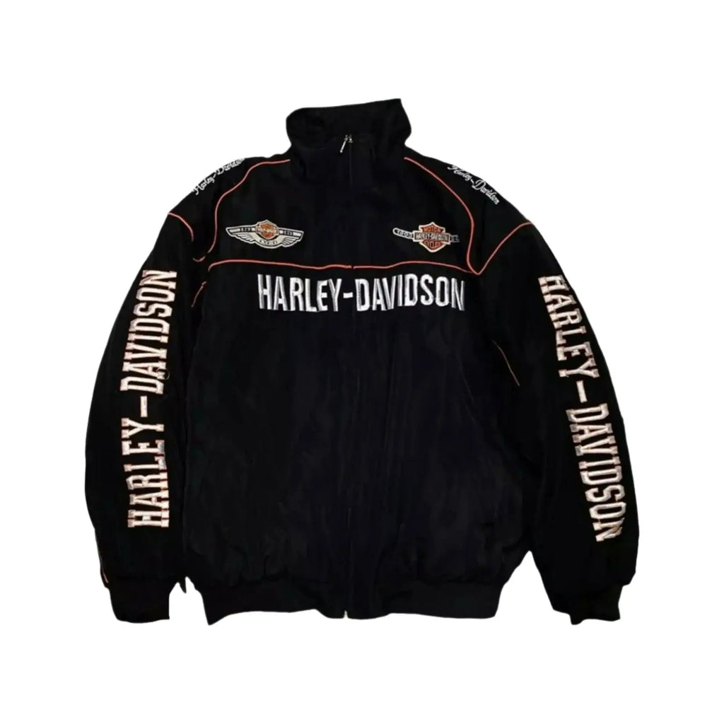 Exclusive Limited Edition Harley Davidson Retro F1 Racing Jacket - Speedxcrafts