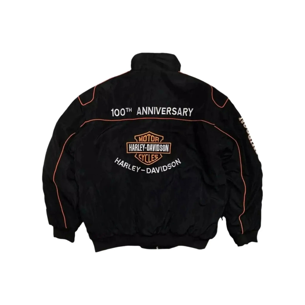 Exclusive Limited Edition Harley Davidson Retro F1 Racing Jacket - Speedxcrafts
