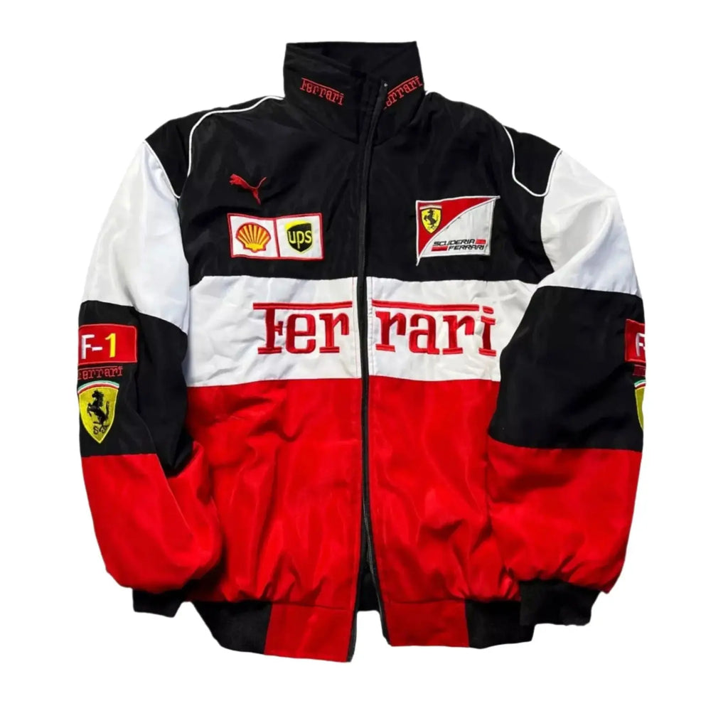 F1 Ferrari Racing Bomber Jacket