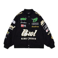 Fair Focus Embroidered Racing Jacket - Stylish Motorsport Apparel