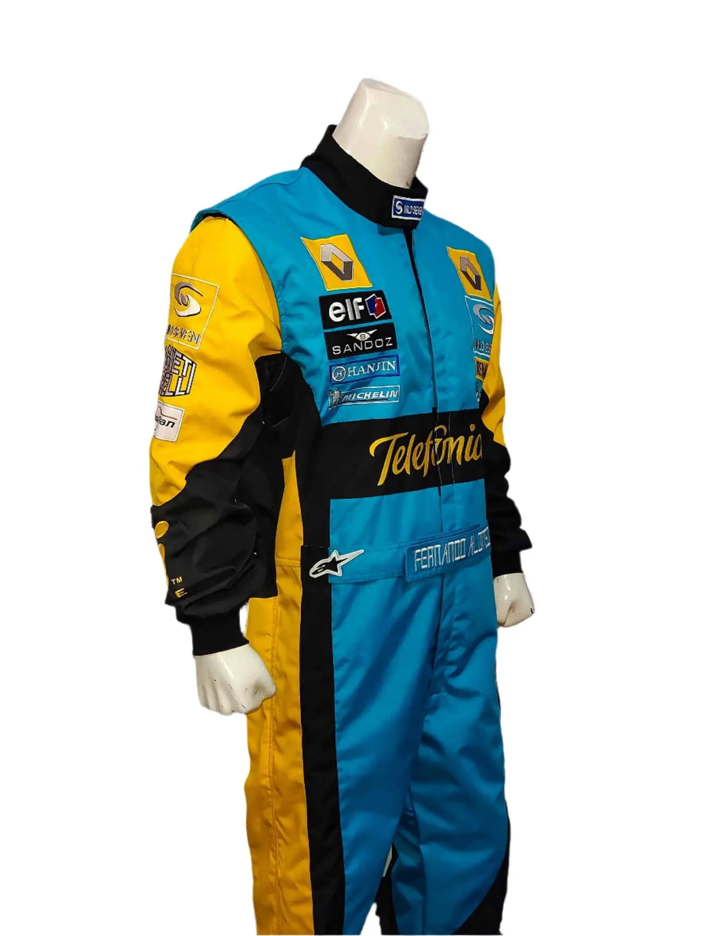 Fernando Alonso 2006 F1 Replica Embroidered Racing Suit / Renault F1