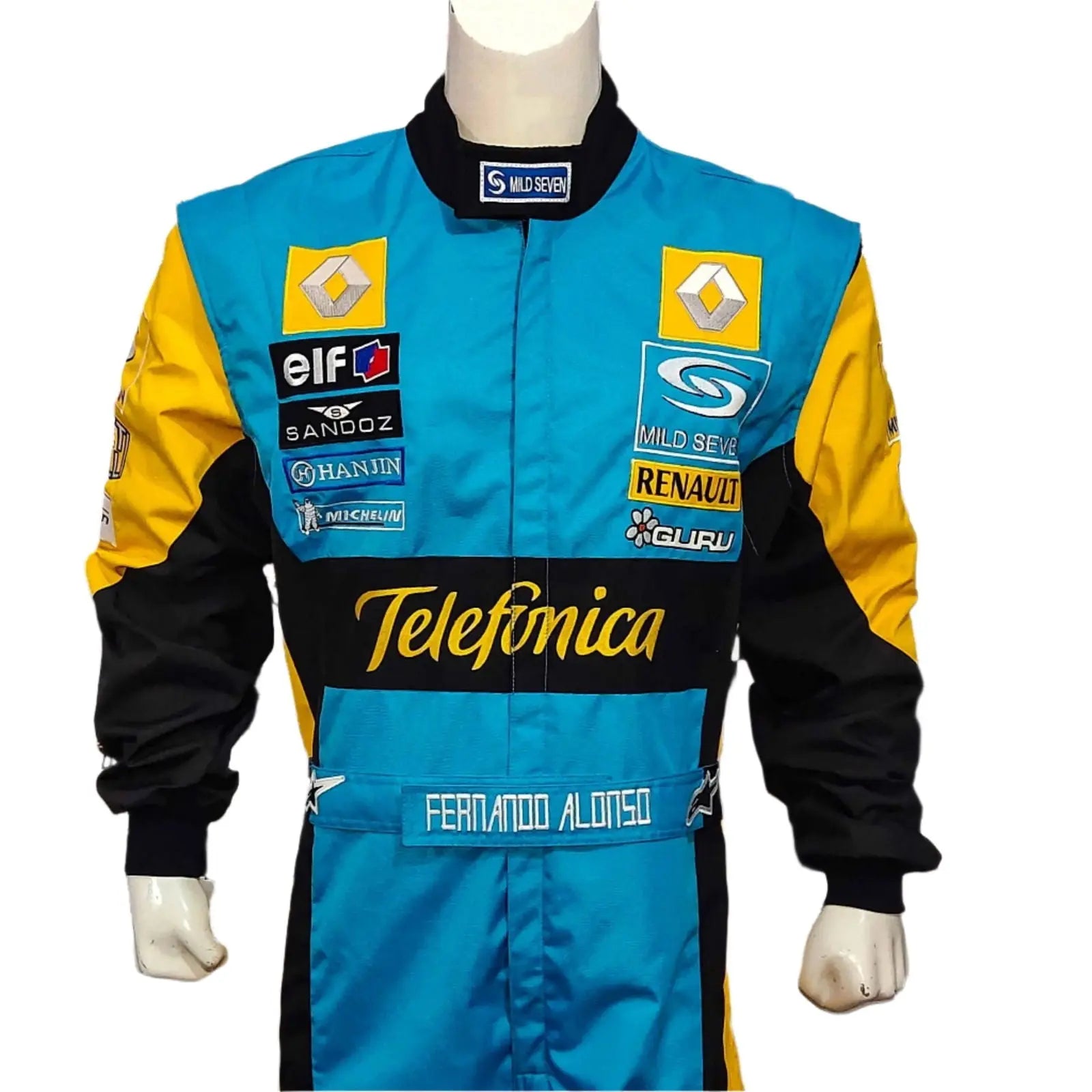 Fernando Alonso 2006 F1 Replica Embroidered Racing Suit / Renault F1