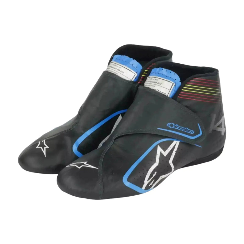Fernando Alonso Alpine F1 Team Racing boots 2021 - Speedxcrafts