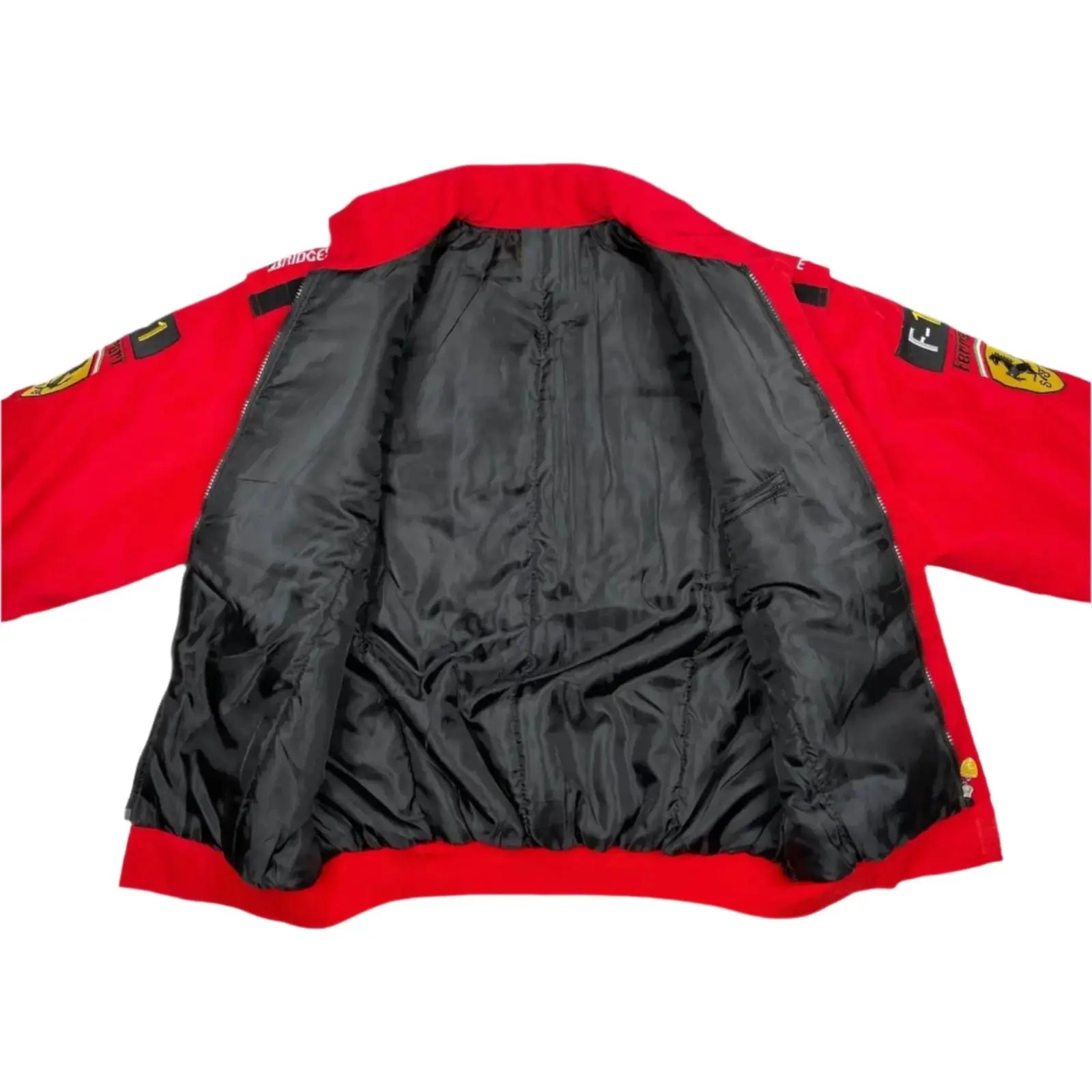 Ferrari F1 Vintage Embroidery Winter Racing Jacket