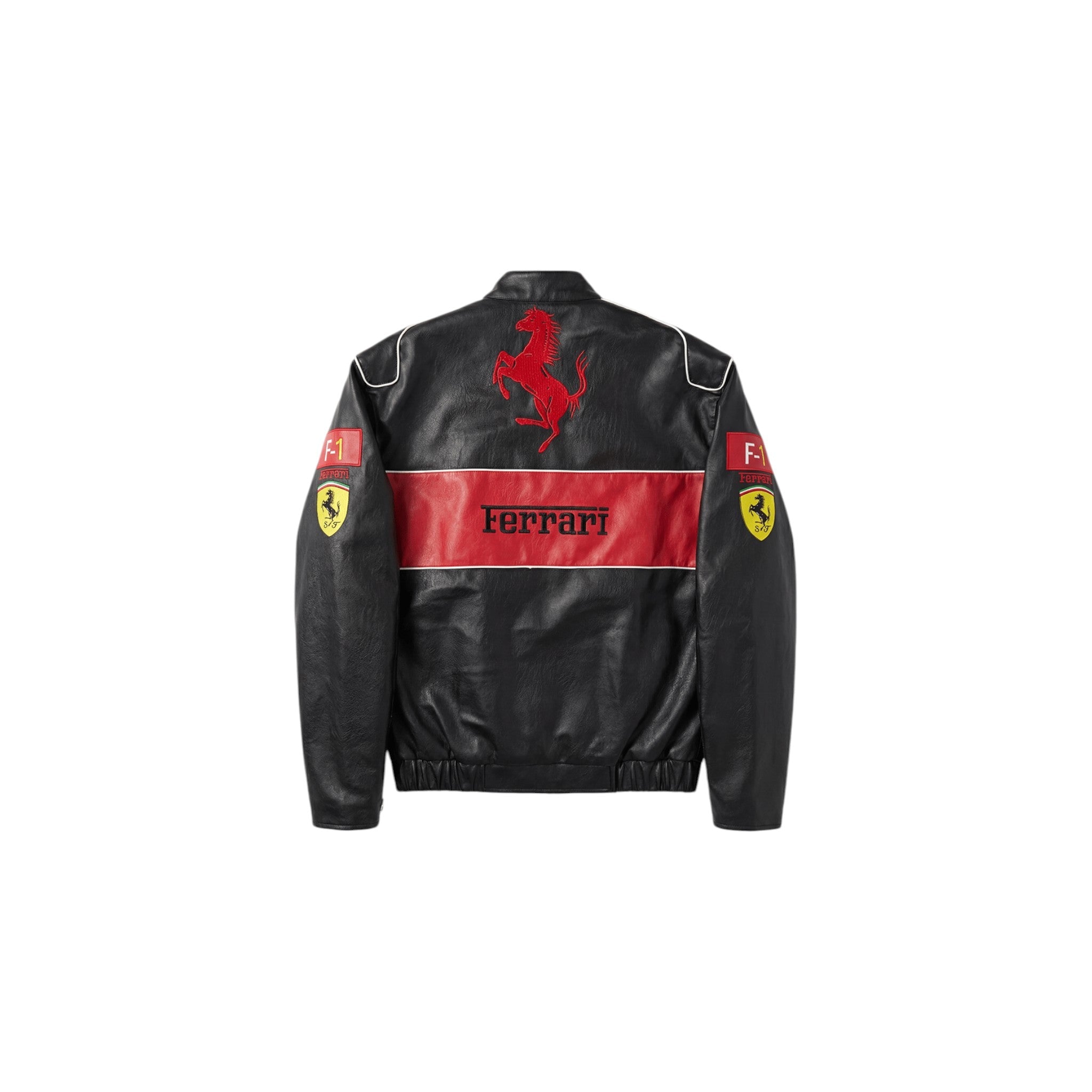 Ferrari F1 Vintage Leather Jacket - Special Edition