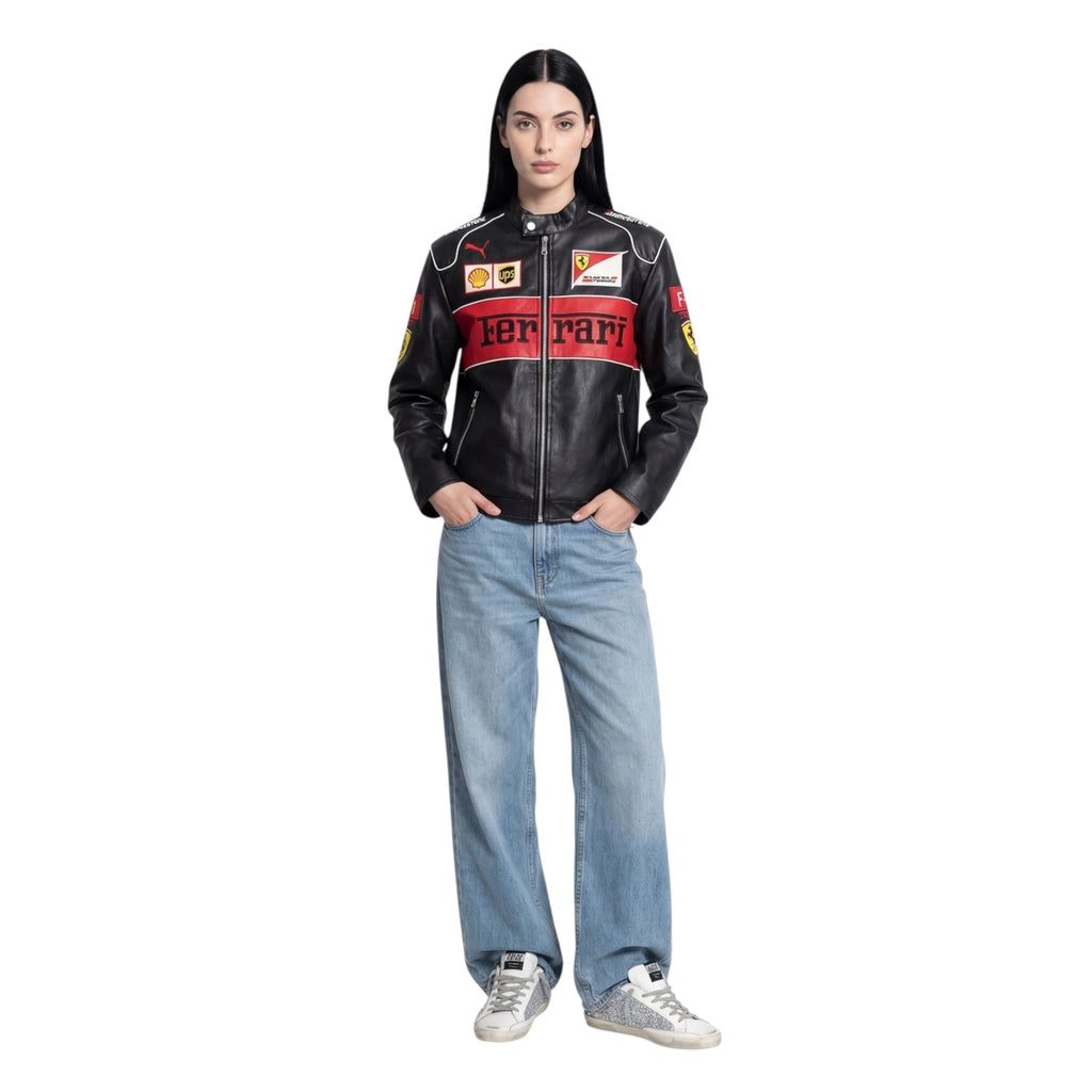 Ferrari F1 Vintage Leather Jacket - Special Edition