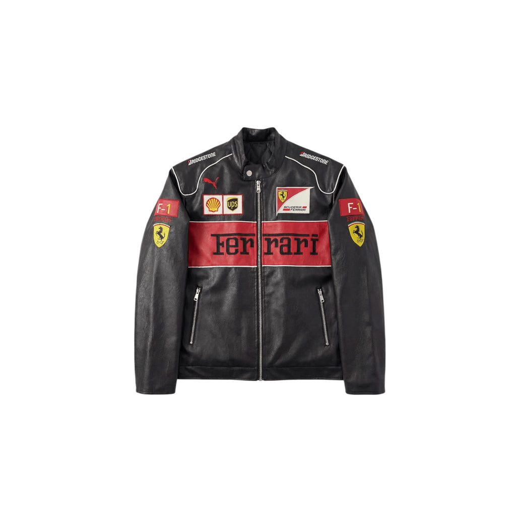 Ferrari F1 Vintage Leather Jacket - Special Edition