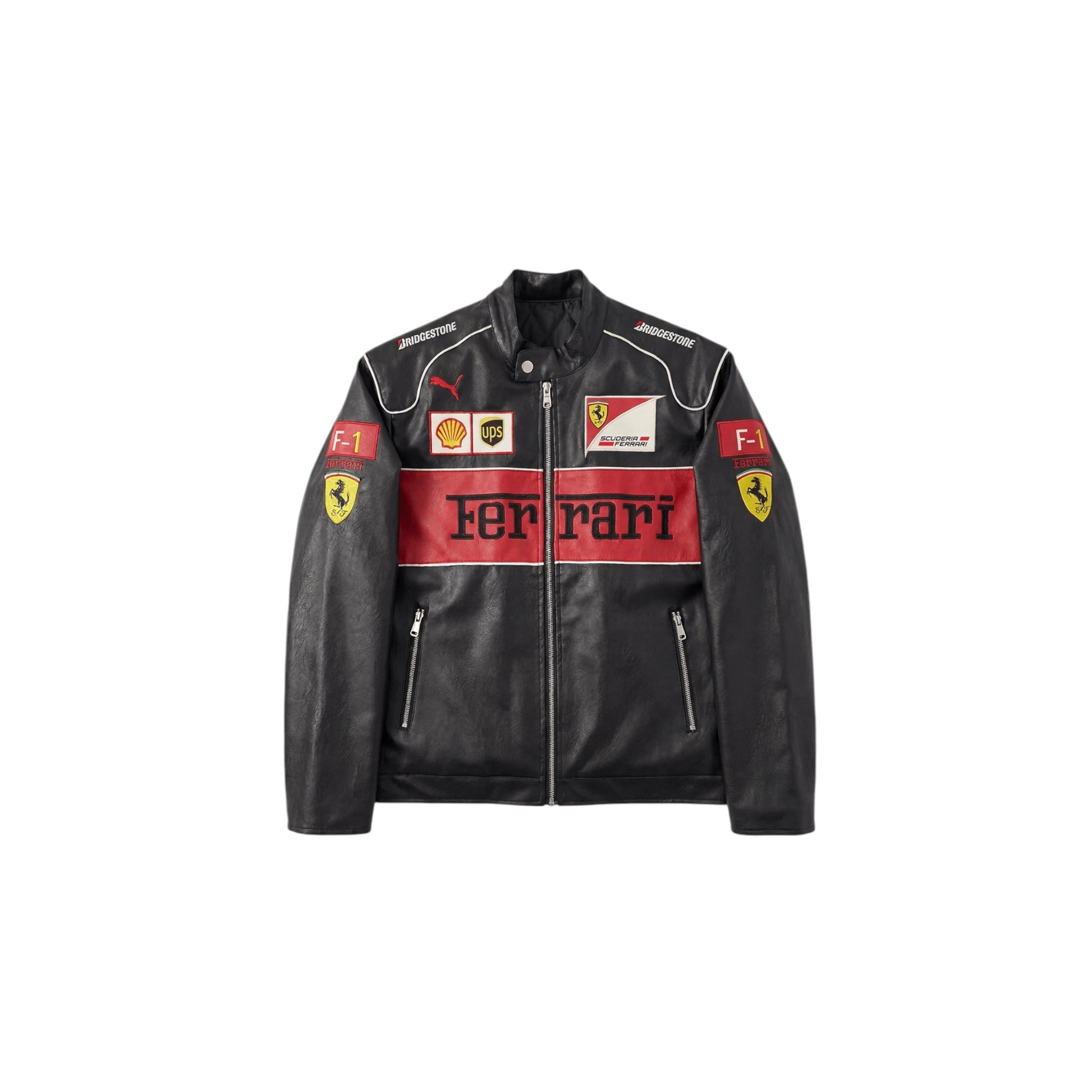 Ferrari F1 Vintage Leather Jacket - Special Edition