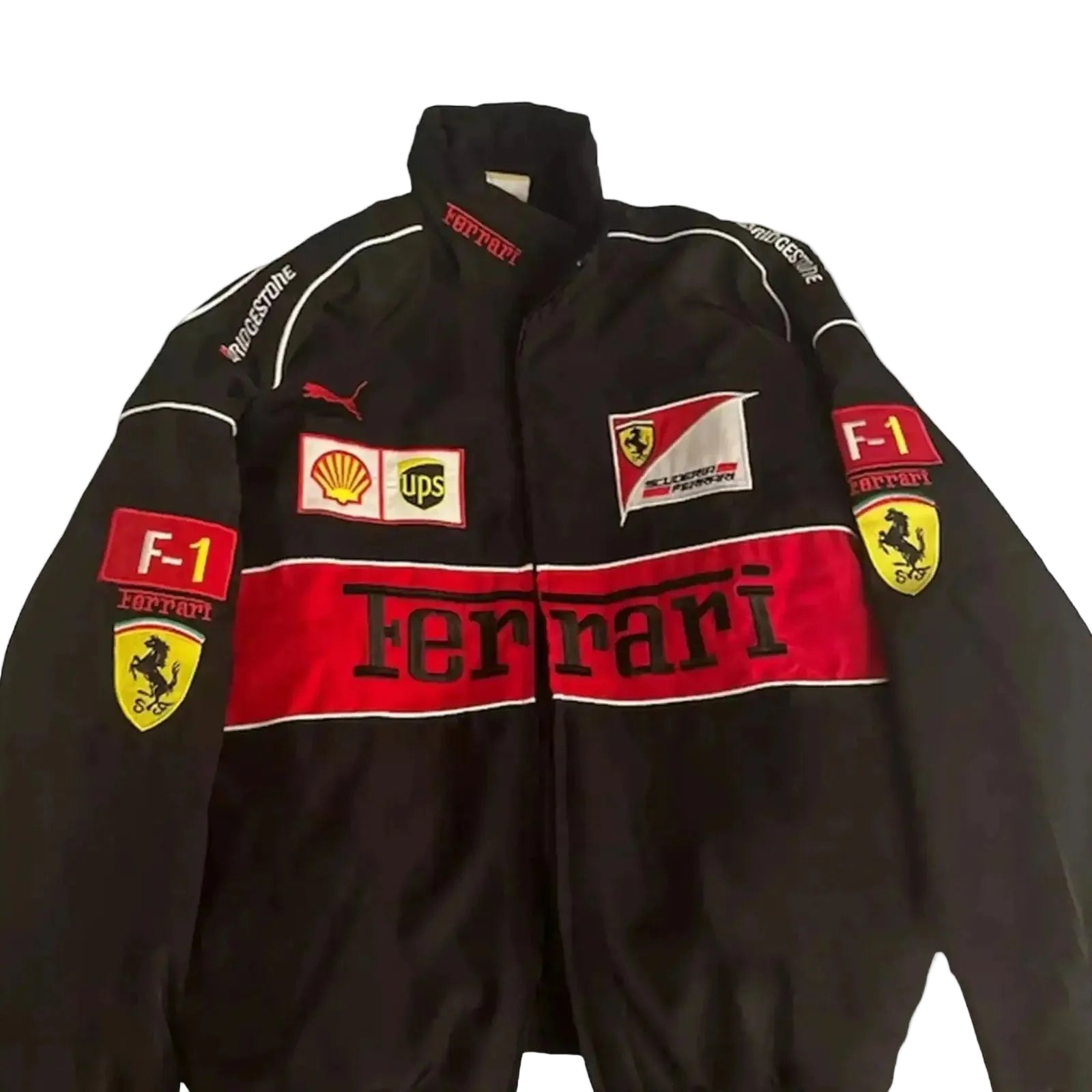 Ferrari F1 Vintage Racing Embroidered Jacket
