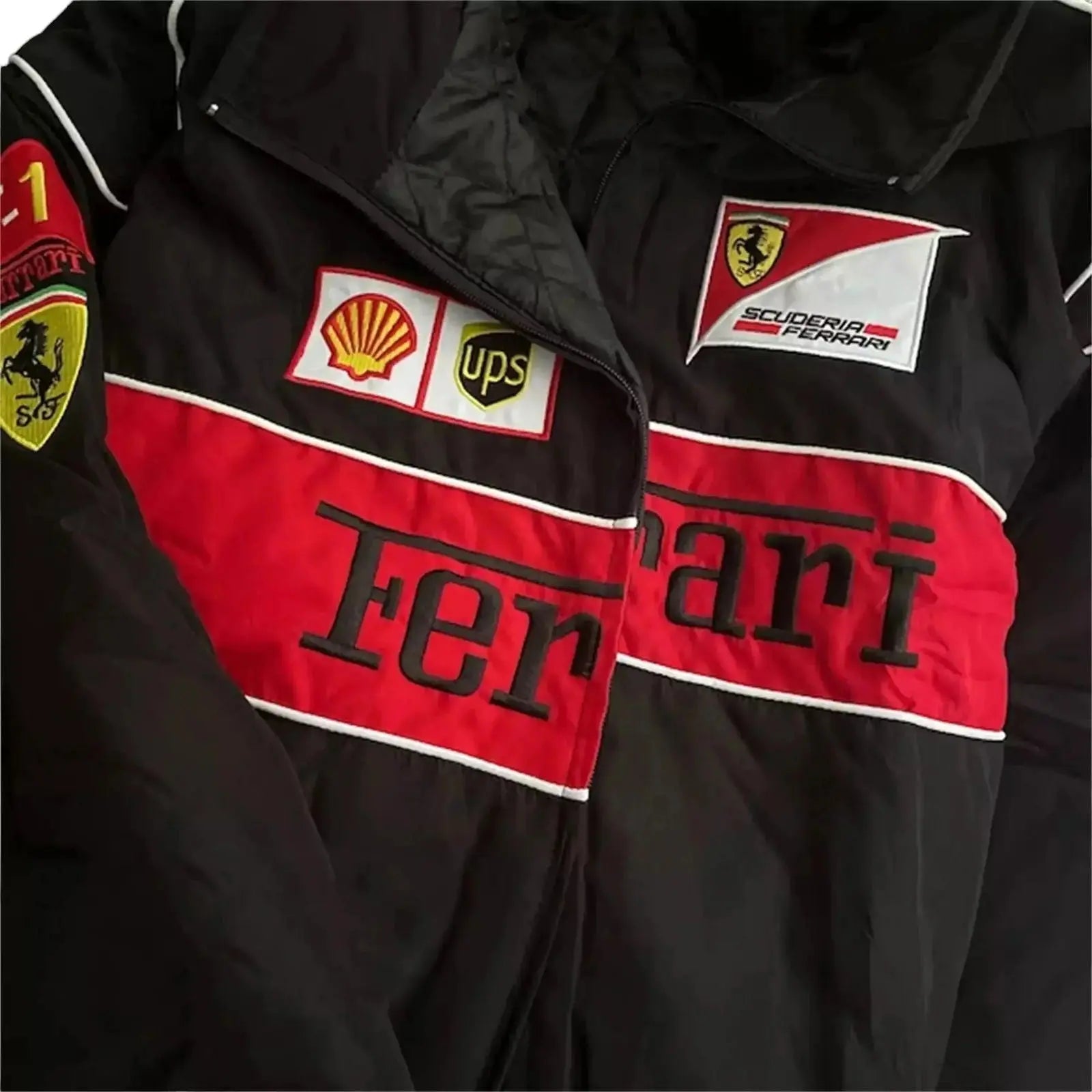Ferrari F1 Vintage Racing Embroidered Jacket