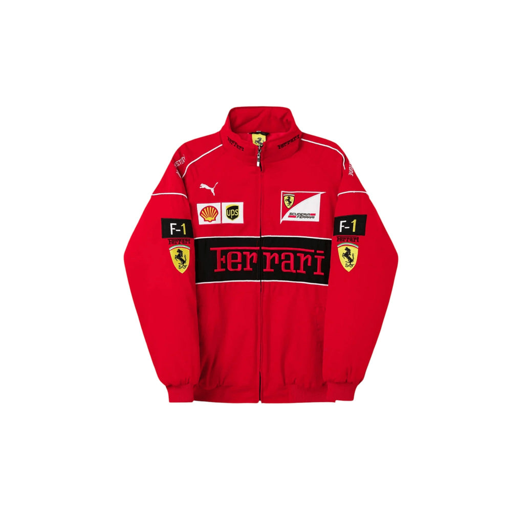 Ferrari F1 Vintage Racing Jacket - Red Edition