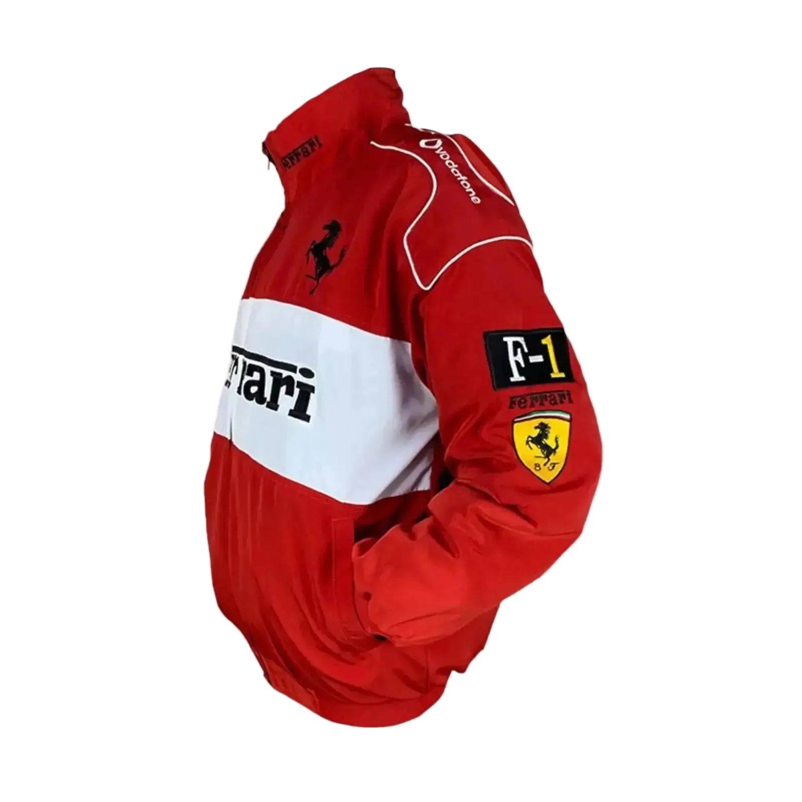Ferrari Racing Jacket Red and White Nascar Edition