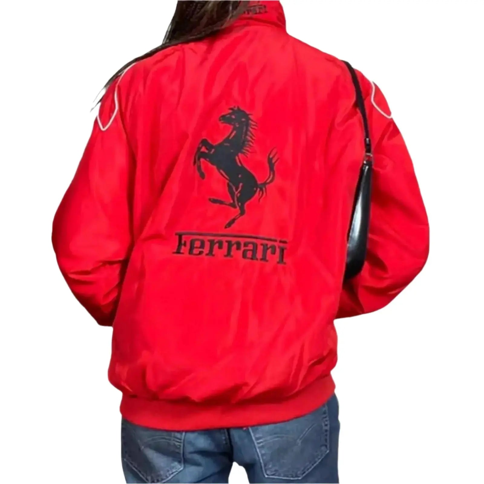 Ferrari Vintage Embroidered Bomber Jacket