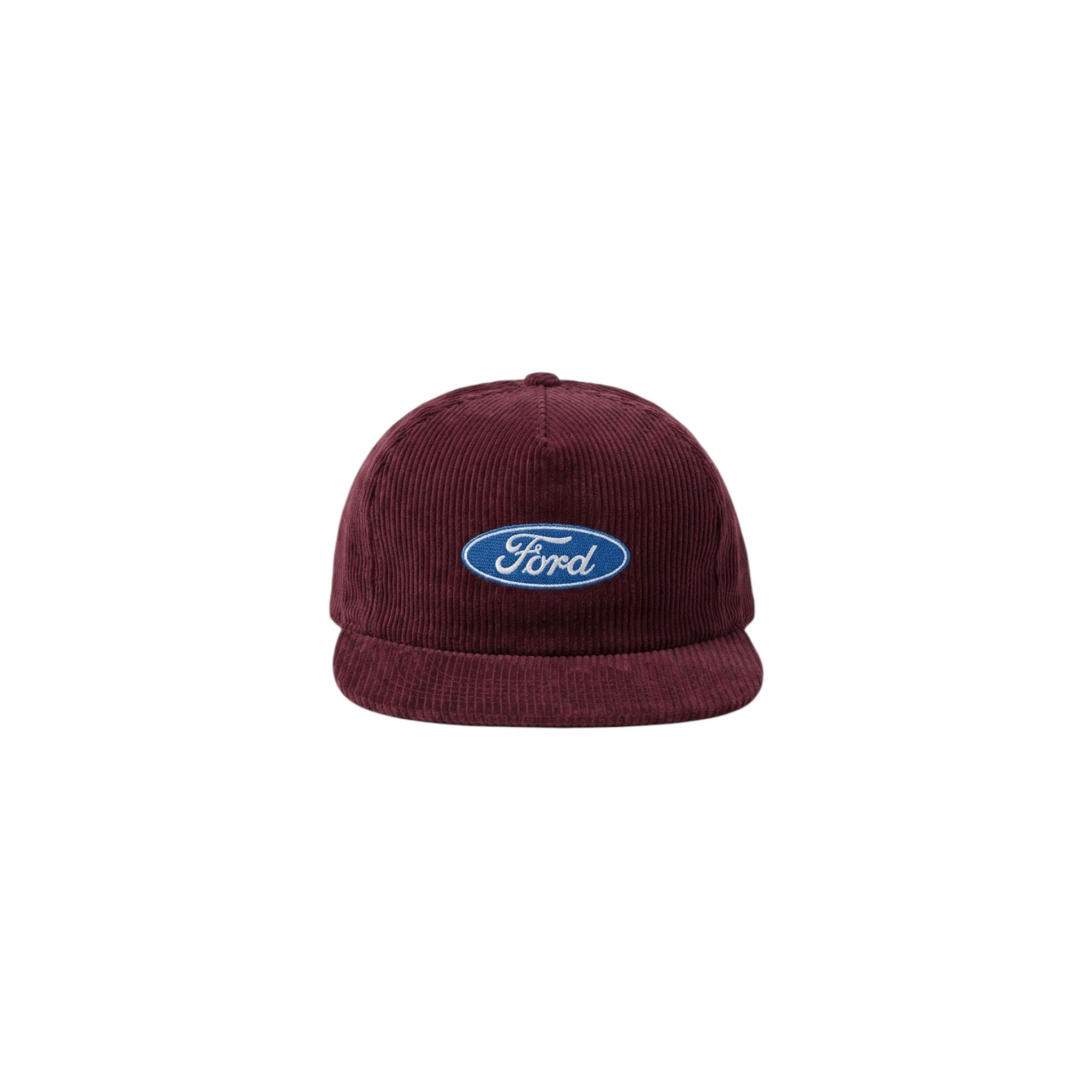 Ford Vintage Corduroy Cap – Burgundy