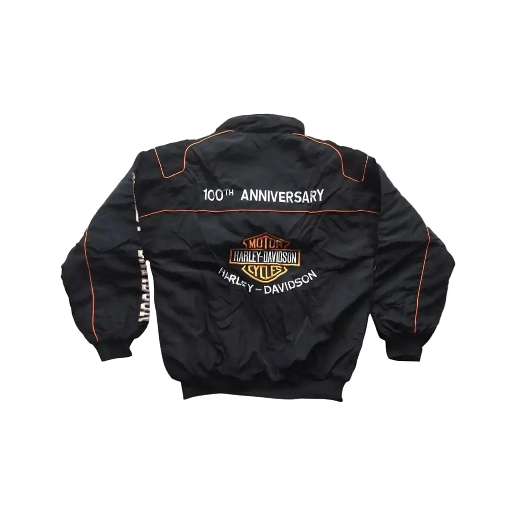 Harley Davidson Unisex Embroidered Racing Jacket