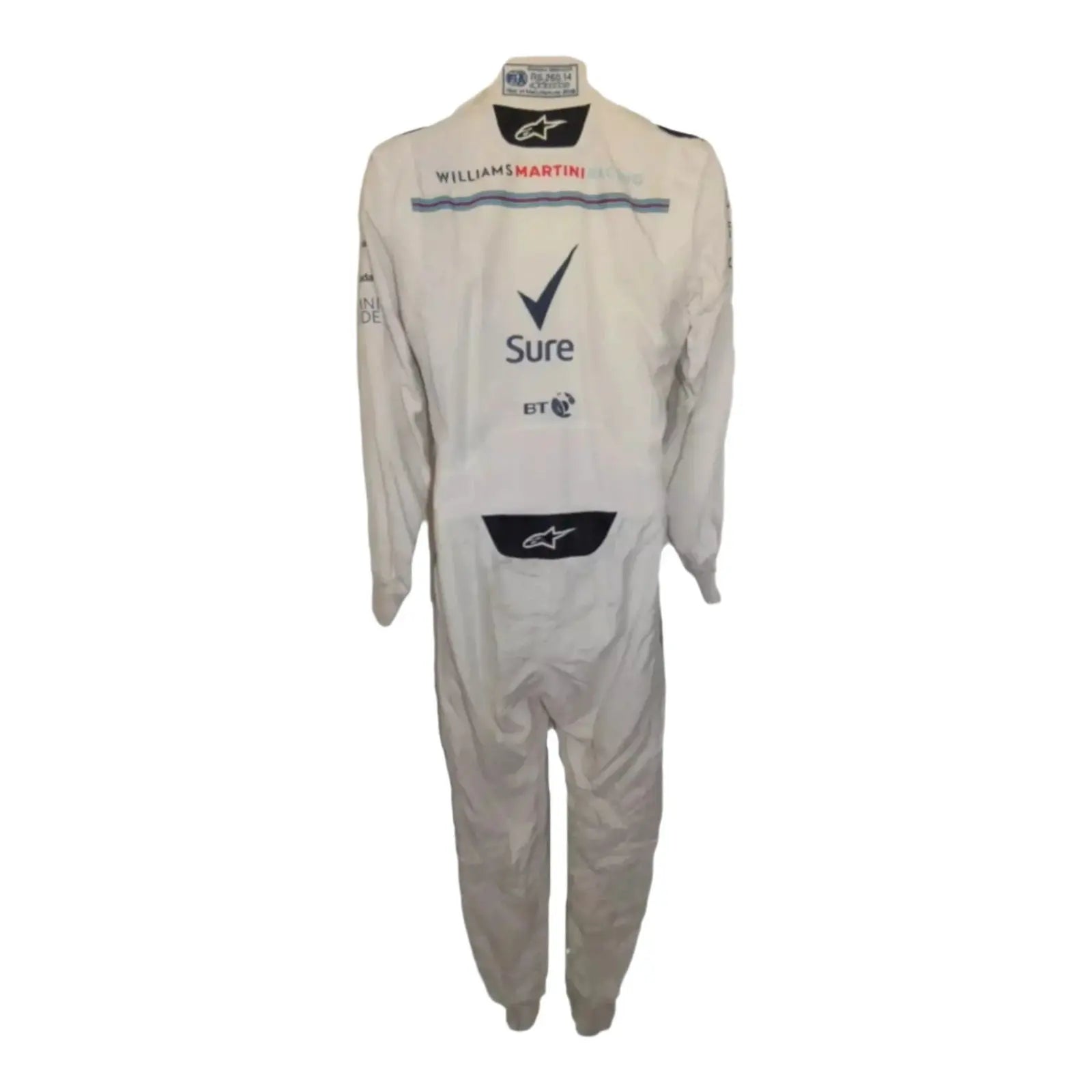 Lance Stroll Signed 2018 Williams Martini Race suit