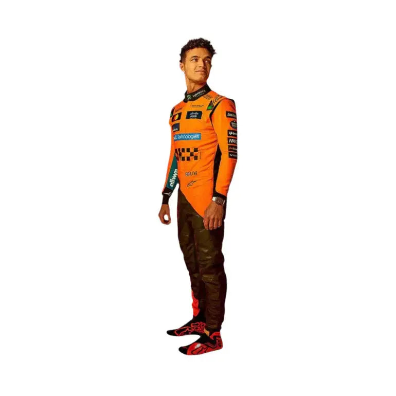 2025 Lando Norris Go-Kart Racing Suit Replica | McLaren F1 Team Speedx Racegear