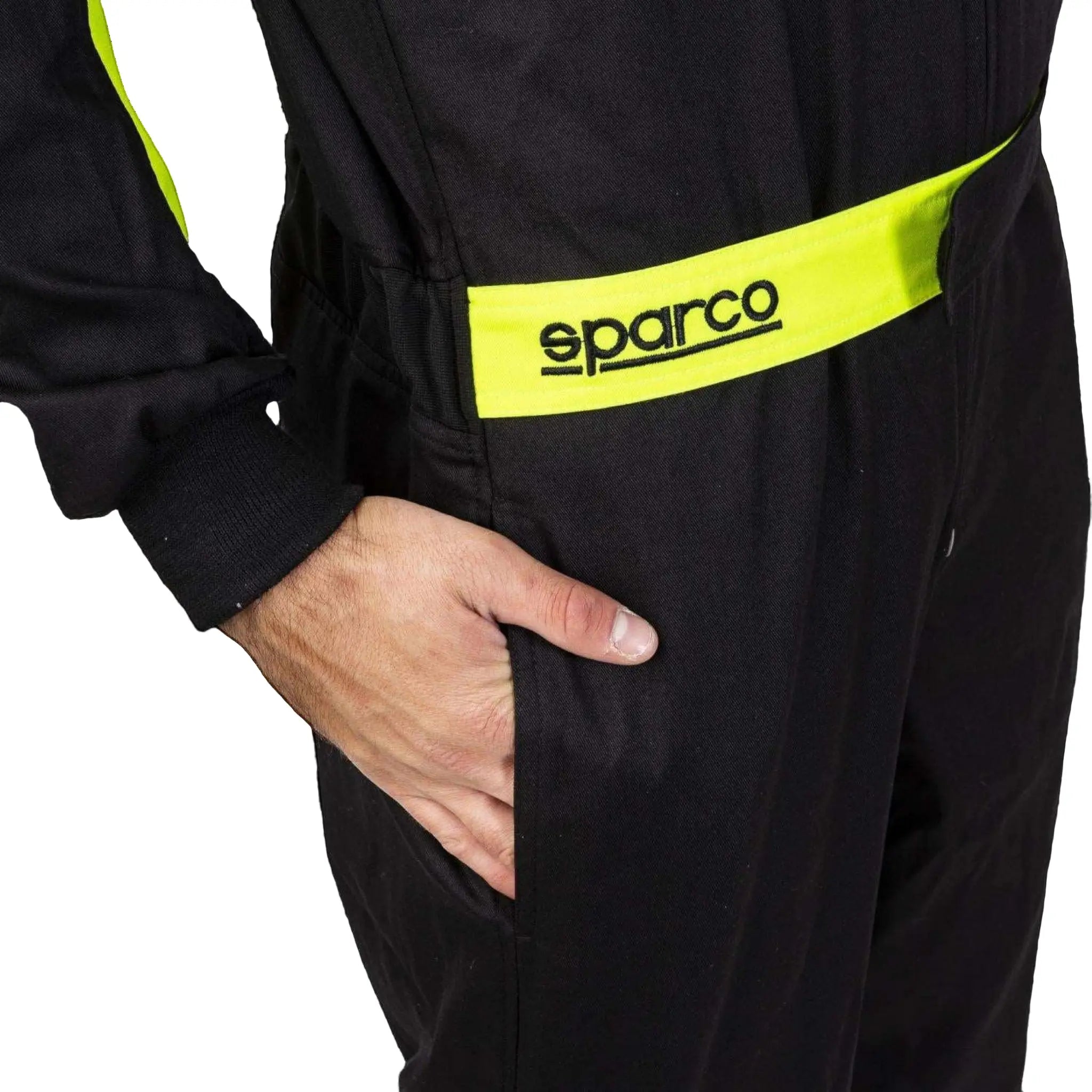 Leisure Karting Suit Sparco Rookie Black/Yellow