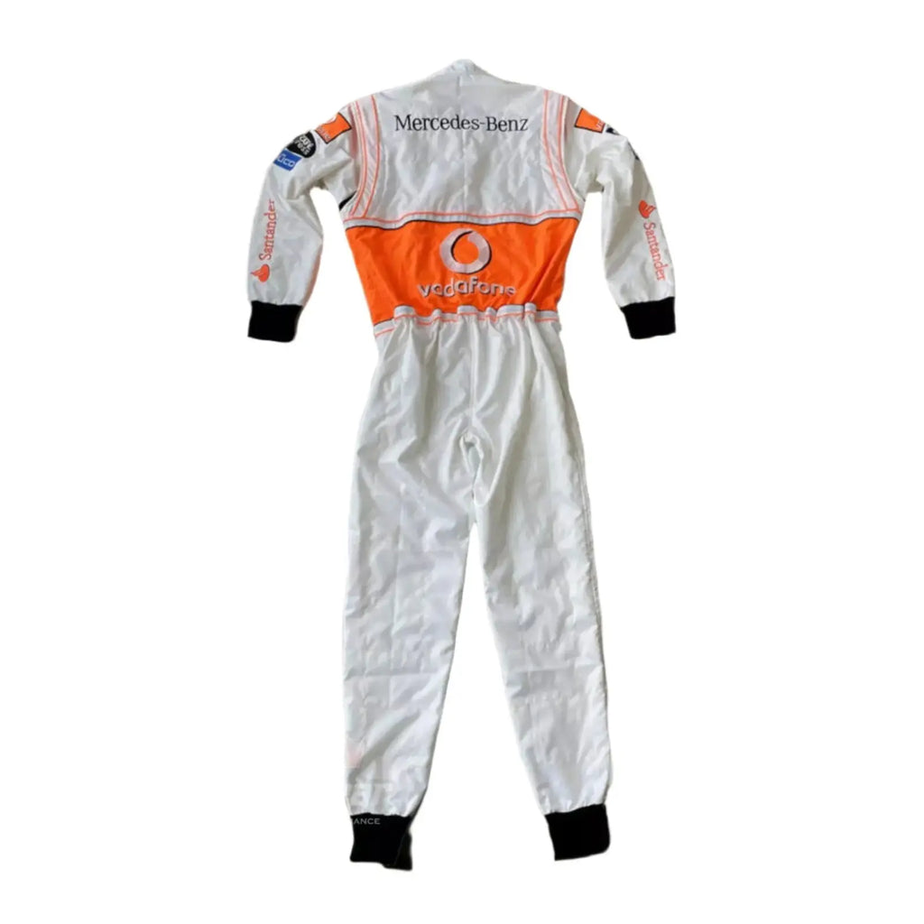 Lewis Hamilton 2008 McLaren F1 Embroidered Racing Suit - Speedxcrafts