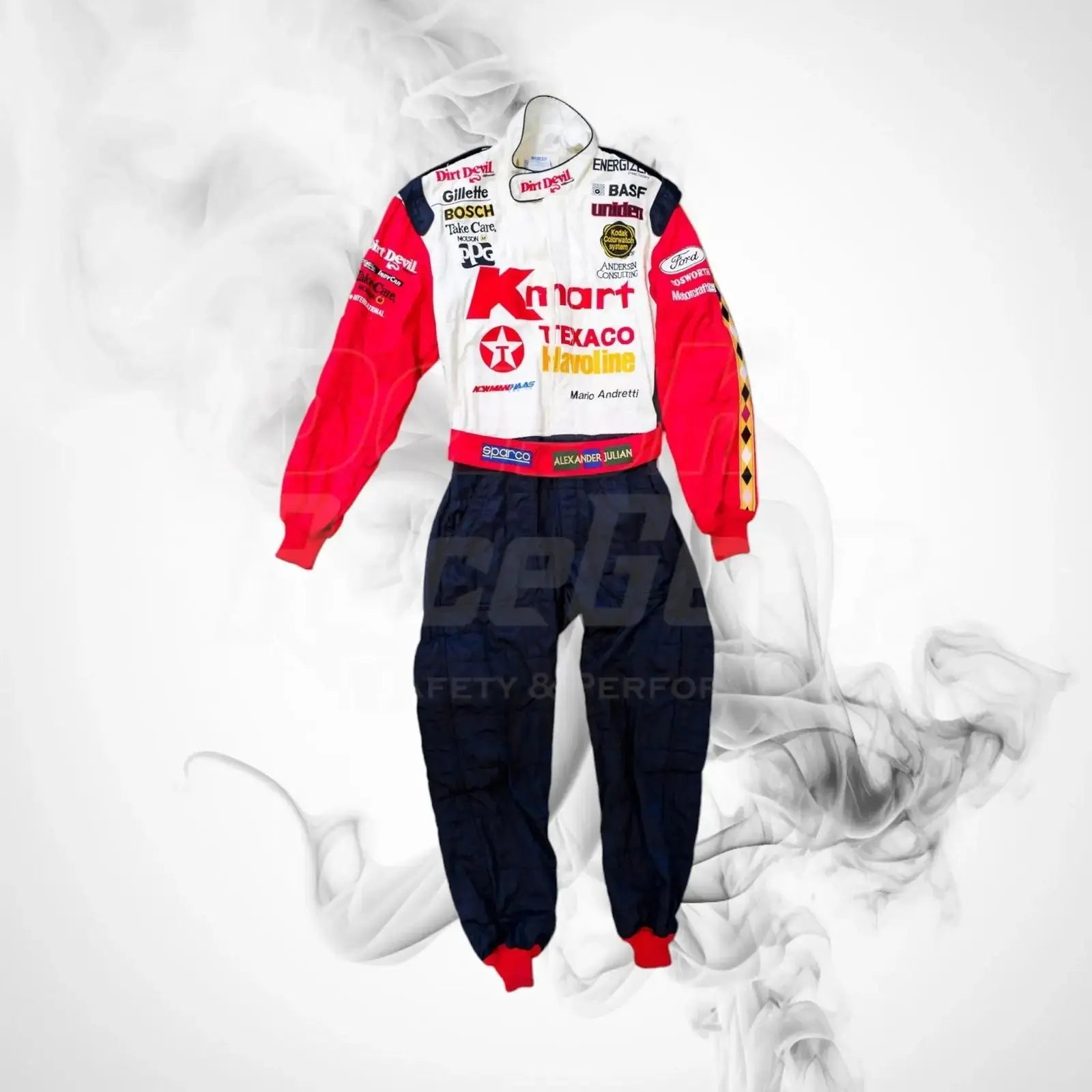 Mario Andretti Embroidered Race Suit – Speedx Karting