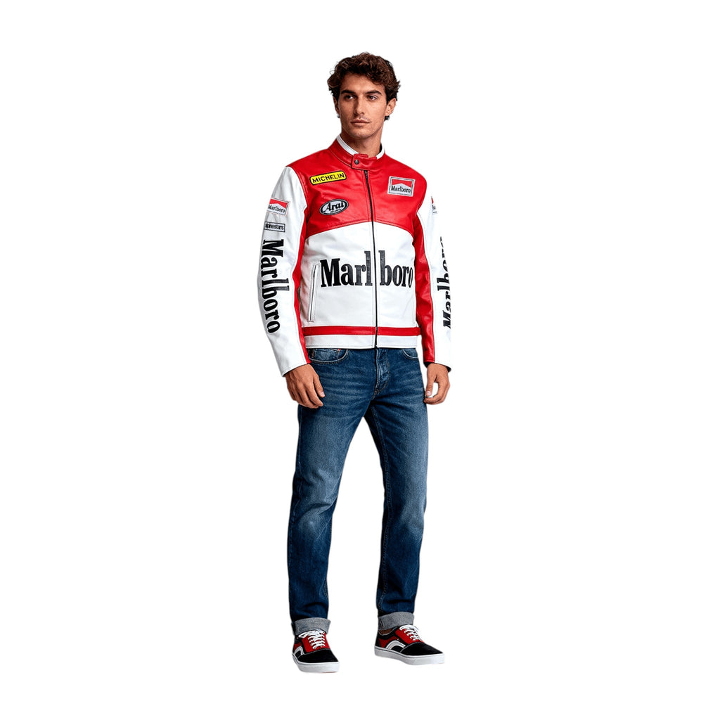 Marlboro Racing Leather Jacket - Classic Edition