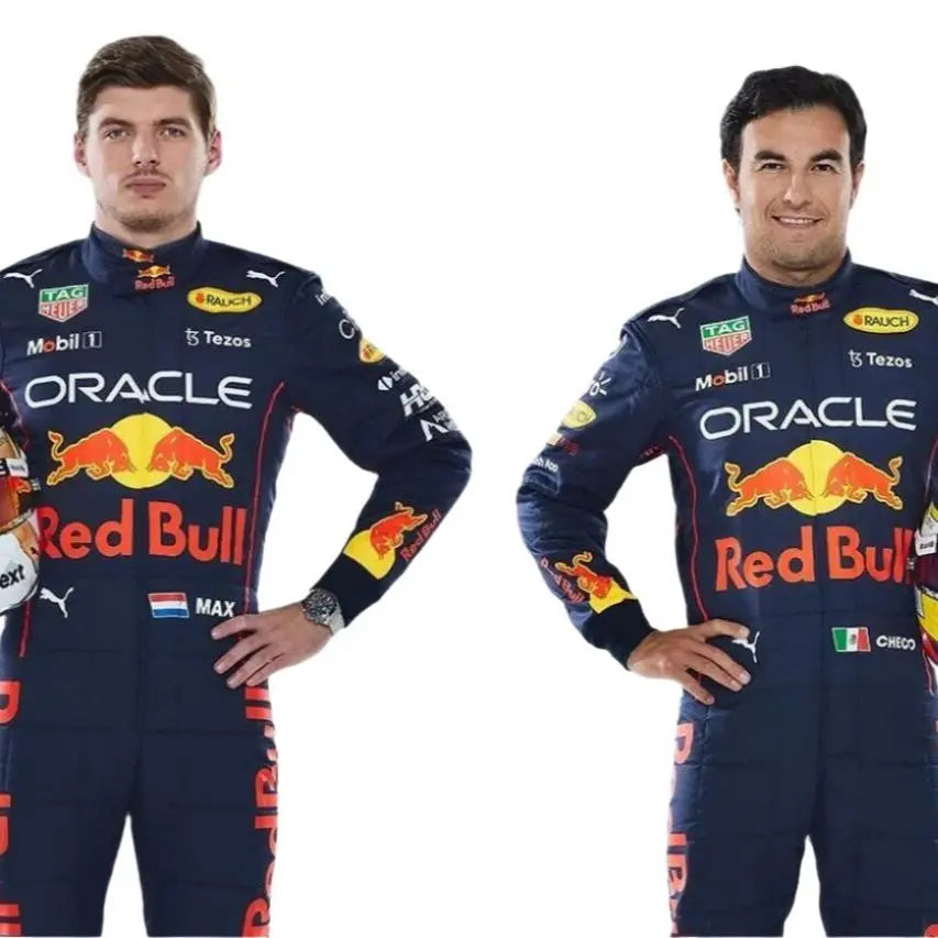 Max Verstappen & Sergio Perez F1 Oracle Red Bull 2022 Go-Kart Racing Suit