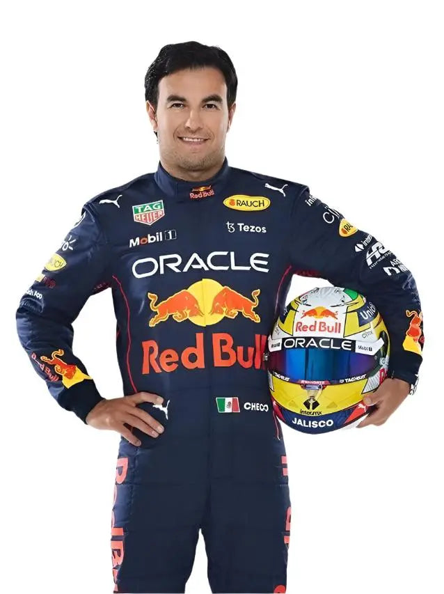 Max Verstappen & Sergio Perez F1 Oracle Red Bull 2022 Go-Kart Racing Suit 