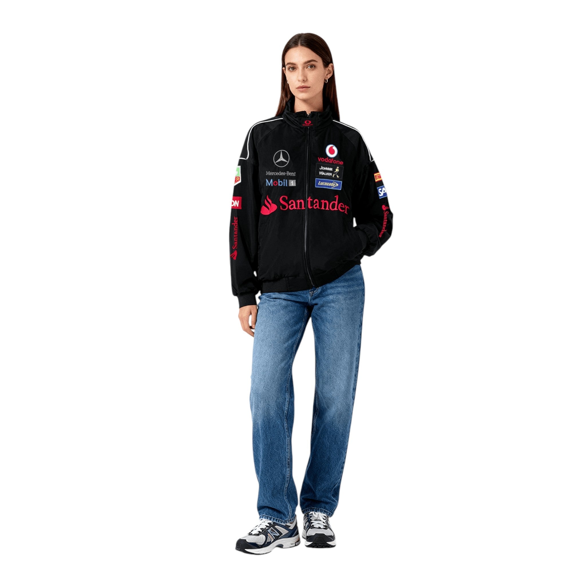 Mercedes-Benz Vintage Jacket - Black Edition – Speedx Karting