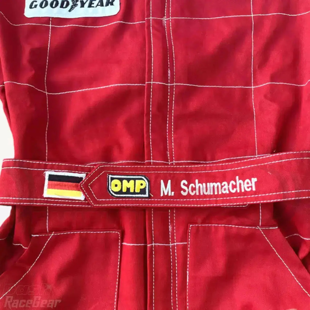 Michael Schumacher 1996 Ferrari F1 Embroidered Racing Suit - Speedxcrafts
