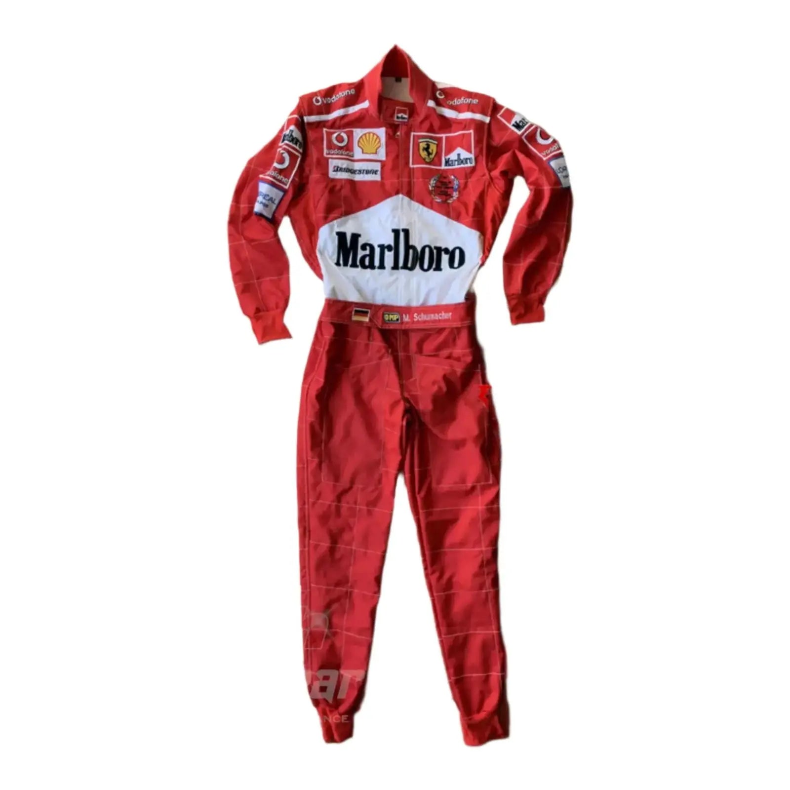 Michael Schumacher Ferrari F1 Embroidered Racing Suit - Speedxcrafts