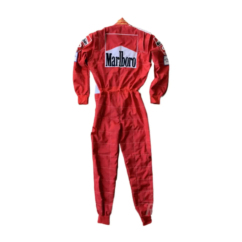 Michael Schumacher Ferrari F1 Embroidered Racing Suit - Speedxcrafts