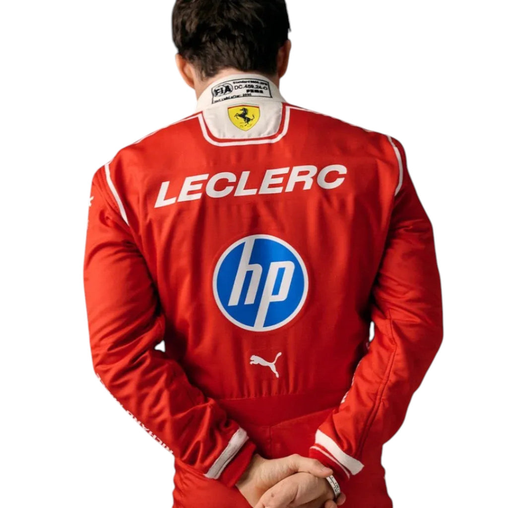 NEW 2026 Charles Leclerc Scuderia Ferrari HP Replica F1 Team Race Suit Speedxkarting